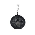 Renwil Romika LPC4475 1-Lumière Noir Mat Lustre à chaîne