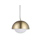 Renwil LPC4485 Angelo LED 1-Lumière 40W Finition Plaquée Champagne Suspendu