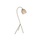 Lampe sur pied Renwil LPF3146 Emmi 1-Lumière 60W Laiton satiné