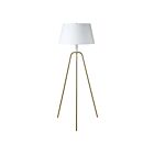 Lampe sur pied Renwil LPF3147 Bridget 1-Lumière 100W Laiton satiné