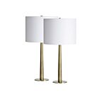 Set de lampes à poser Renwil Sarai LPT1253-SET2 200W 2-Lumières Laiton brossé antique