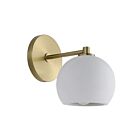 Renwil Cela WS149 1-Lumière 40W Plaqué Laiton Bruni Applique Murale