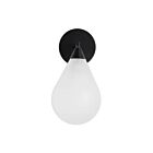 Renwil Lola WS151 1-Lumière 4W Revêtement Poudre Noir Mat Applique Murale