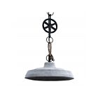 Plafonnier Renwil Watt LPC4049 40W fonte - enduit de poudre noire