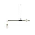 Plafonnier Renwil Fairfax LPC4157 40W laiton antique