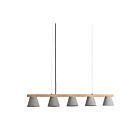 Plafonnier Renwil Zain LPC4330 40W texturé - enduit de poudre noire