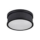 Plafonnier Renwil Stallone LPC4404 9W peint en noir mat texturé