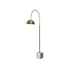Lampe sur pied Renwil Valdosta LPF3030 60W fonte - poli - plaqué laiton