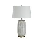 Lampe de table Renwil Pierce LPT1161 100W céramique embossé - crème