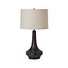 Lampe de table Renwil Truro LPT1187 100W grain de bois brun foncé peint
