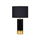 Lampe de table Renwil The LPT631 100W noir et or