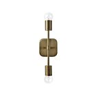 Applique murale Renwil Anka WS050 60W laiton antique