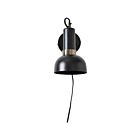 Applique murale Renwil Nome WS100 25W enduit de poudre noire mat