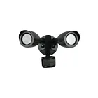 Lumière de sécurité LED à double tête Satco 65-721 20W noir
