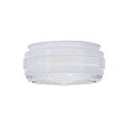 Verre de tambour blanc extérieur Satco 50-107