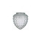 Abat-jour en verre clair ananas Satco 50-112