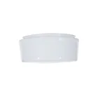 Verre à tambour blanc pulvérisé Satco 50-336