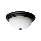 Plafonnier Satco 60-129 3-Lumières 60W Noir mat