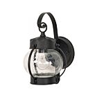 Lanterne murale d'extérieur en forme d'oignon Nuvo Lighting 60-3459 1-Lumière 60W Noir texturé