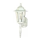 Lanterne murale d'extérieur Nuvo Lighting 60-3470 Central Park 1-Lumière 60W Blanc
