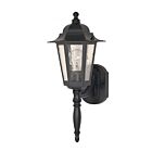 Lanterne murale d'extérieur Nuvo Lighting 60-3472 Central Park 1-Lumière 60W Noir texturé
