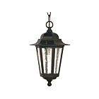 Lanterne de plafond suspendu Nuvo Lighting 60-3476 Cornerstone 1-Lumière 60W Noir texturé