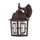 Lanterne murale d'extérieur Nuvo Lighting 60-3485 Banyan 1-Lumière 100W Bronze rustique