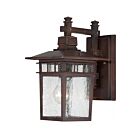 Lanterne murale d'extérieur Nuvo Lighting 60-3492 Cove Neck 1-Lumière 100W Bronze rustique