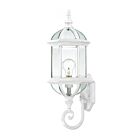Lanterne murale d'extérieur Nuvo Lighting 60-3497 Boxwood 1-Lumière 100W Blanc