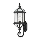 Lanterne murale d'extérieur Nuvo Lighting 60-3499 Boxwood 1-Lumière 100W Noir texturé