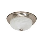 Plafonnier Nuvo Lighting 60-6001 2-Lumières 120W Nickel brossé
