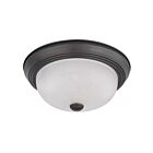 Plafonnier Nuvo Lighting 60-6010 2-Lumières 120W Bronze Acajou