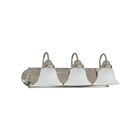 Vanité Nuvo Lighting 60-6075 Ballerina 3-Lumières 300W Nickel brossé