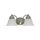Vanité Nuvo Lighting 60-6078 Empire 2-Lumières 200W Nickel brossé