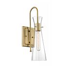 Applique murale Nuvo Lighting 60-6857 Bahari 1-Lumière 60W Laiton Vintage