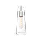 Suspendu Mini Tige Nuvo Lighting 60-6870 Alondra 1-Lumière 60W Nickel poli