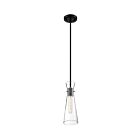 Suspendu Mini Tige Nuvo Lighting 60-6878 Bahari 1-Lumière 60W Noir