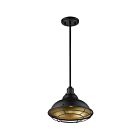 Suspendus à tige Nuvo Lighting 60-7014 Newbridge 1-Lumière 60W Bronze foncé