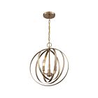 Suspendu à chaîne Nuvo Lighting 60-7057 Pendleton 3-Lumières 180W Laiton bruni