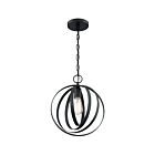 Suspendu à chaîne Nuvo Lighting 60-7066 Pendleton 1-Lumière 100W Noir mat