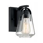 Vanité Nuvo Lighting 60-7101 Skybridge 1-Lumière 60W Noir mat