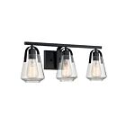 Vanité Nuvo Lighting 60-7103 Skybridge 3-Lumières 180W Noir mat