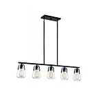 Suspendu à tige pour ilot Nuvo Lighting 60-7104 Skybridge 5-Lumières 300W Noir mat