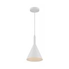 Petit suspend à cordon Nuvo Lighting 60-7137 Lightcap 1-Lumière 60W Blanc mat