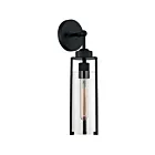Applique murale Nuvo Lighting 60-7161 Marina 1-Lumière 60W Noir mat