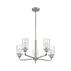Chandelier 1-tier Nuvo Lighting 60-7175 Sommerset 5-Lumières 300W Nickel brossé