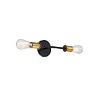 Vanité Nuvo Lighting 60-7342 Ryder 2-Lumières 120W Noir