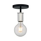 Plafonier semi encastré Nuvo Lighting 60-7353 Ryder 1-Lumière 60W Noir