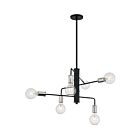 Chandelier sur tige Nuvo Lighting 60-7354 Ryder 6-Lumières 360W Noir
