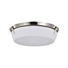 Plafonnier Satco 60-7761 60W Nickel brossé